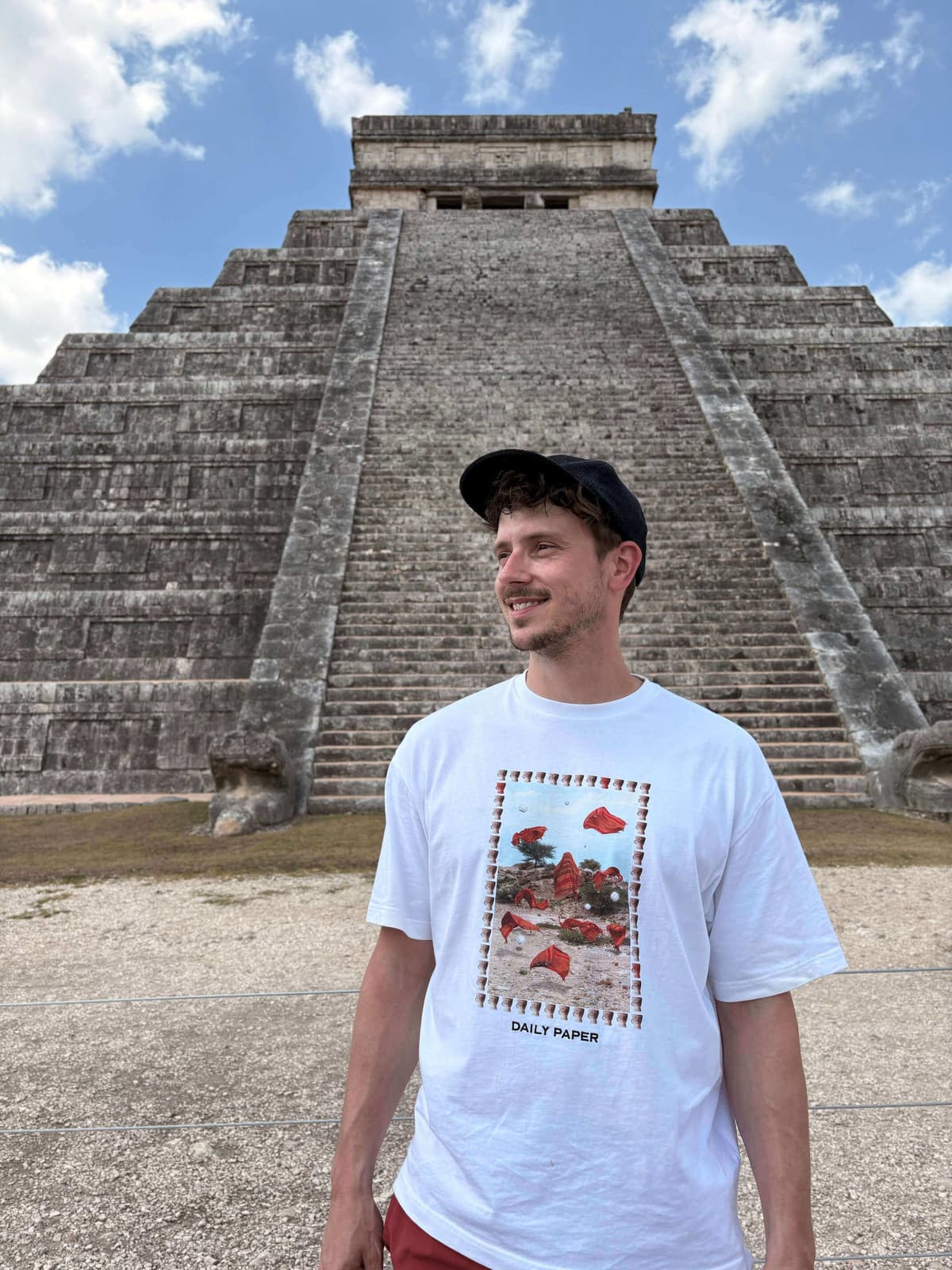 Thomas Hutten at Chichen Itza, Mexico